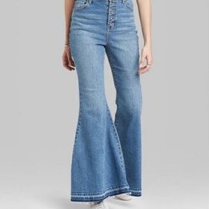 wildfable Women’s Bell Bottom Jeans